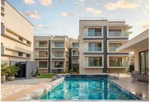 3 immeubles et 3 villas individuelles à vridi, en bordure de lagune
